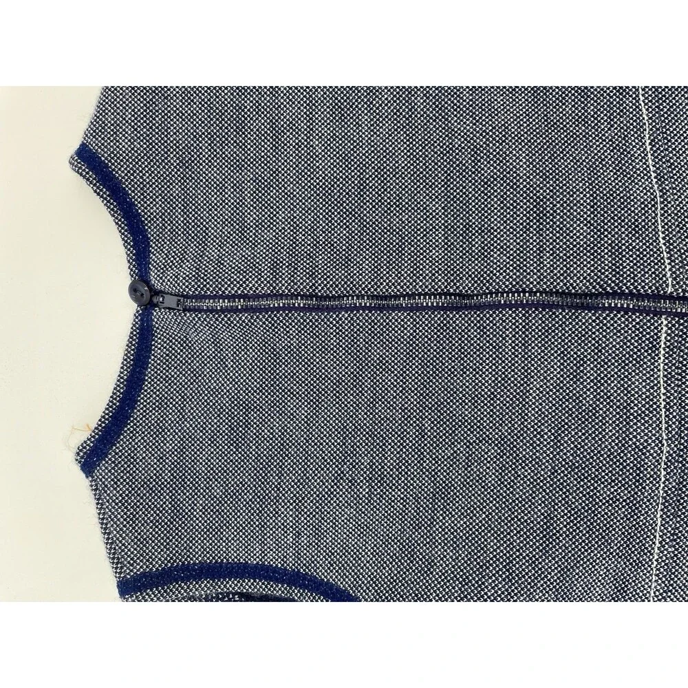 Vtg 60s 70s Renzo Italy Toddler Knit Romper Blue White Sailboat Sz T3